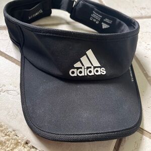 Black Adidas Visor Sporty Velcro Black One Size